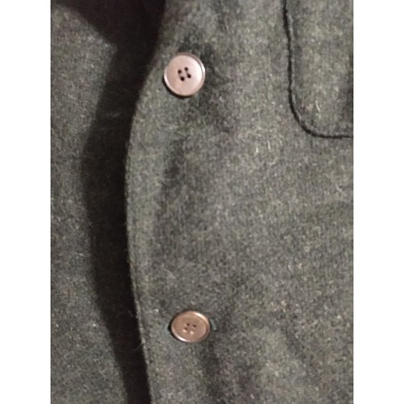 J.Crew Large Vintage Green Wool Alpaca Casual Occasion USA Sport Jacket - Picture 2 of 7